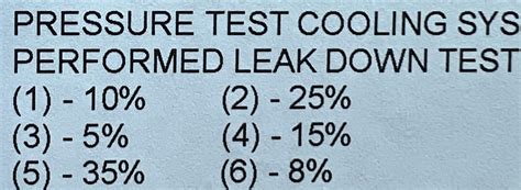 Leak down test results + question 